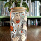 Ghost Cat Glass Tumbler
