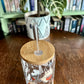 Ghost Cat Glass Tumbler