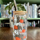 Black Cats & Pumpkins Glass Tumbler