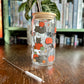 Black Cats & Pumpkins Glass Tumbler