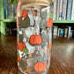 Black Cats & Pumpkins Glass Tumbler