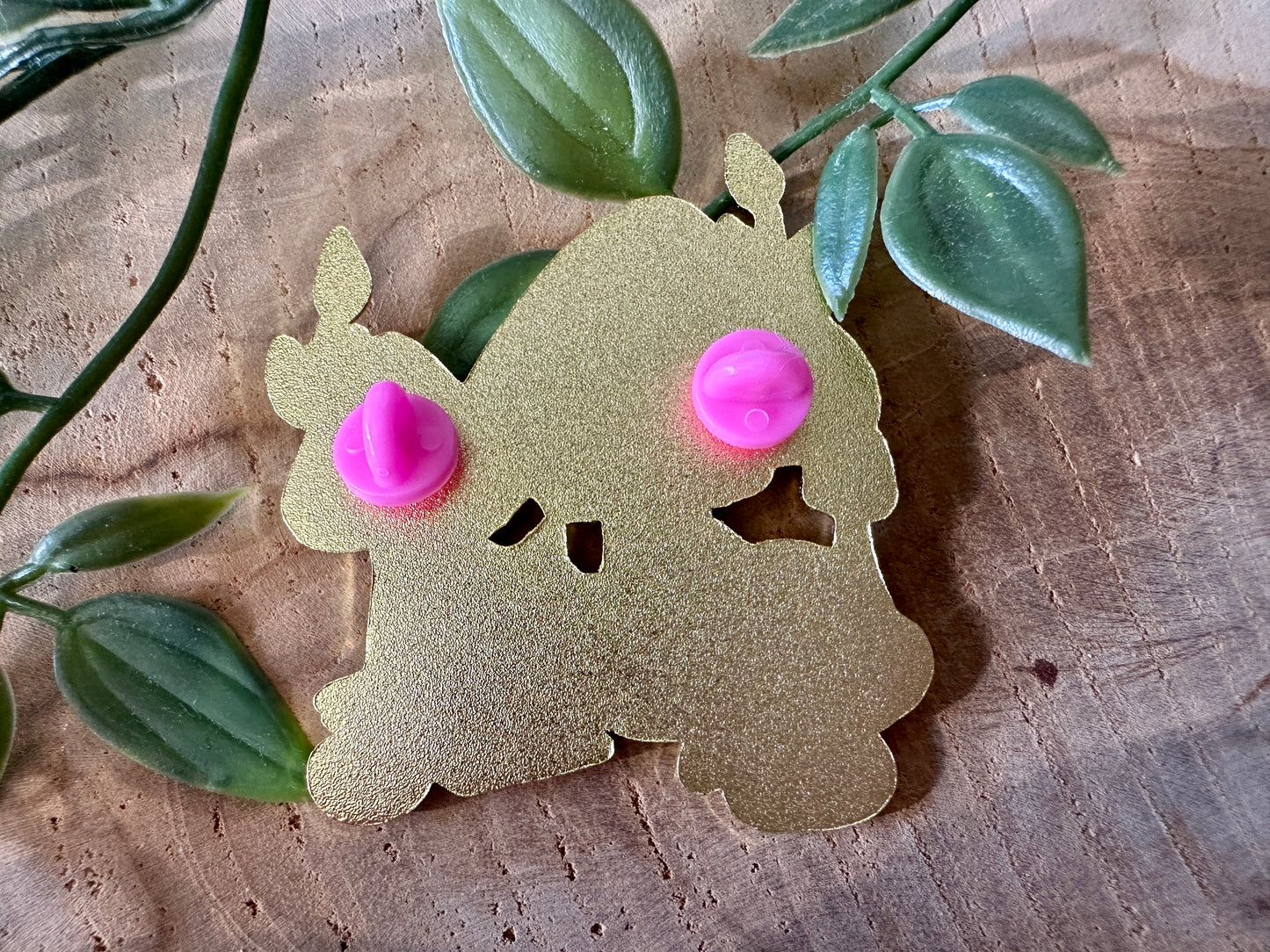 Black Cat & Mushroom Enamel Pin