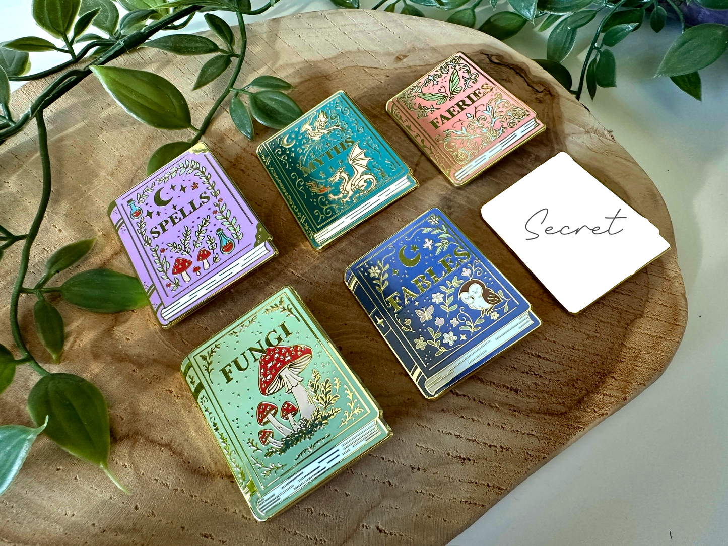 Magical Books Mystery Enamel Pin Blind Bag