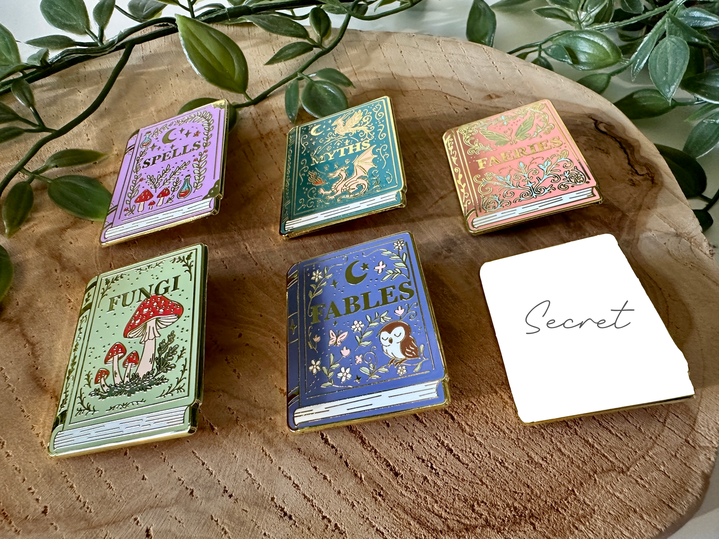 Magical Books Mystery Enamel Pin Blind Bag