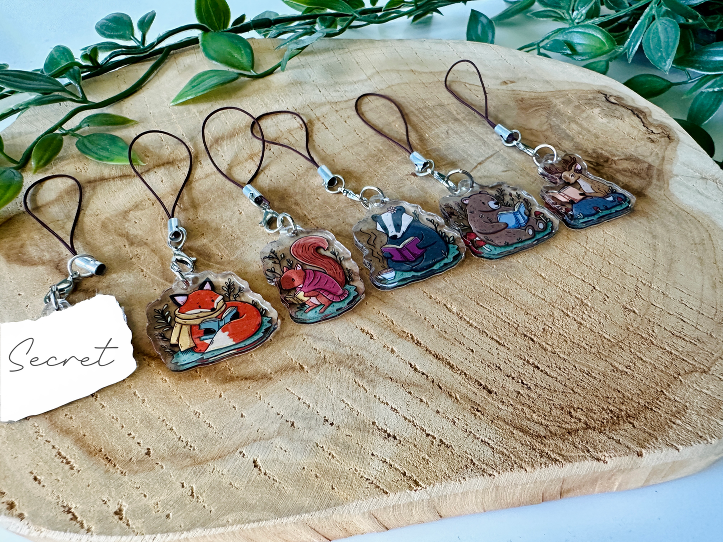 Woodland Readers Mystery Phone Charm Blind Bag