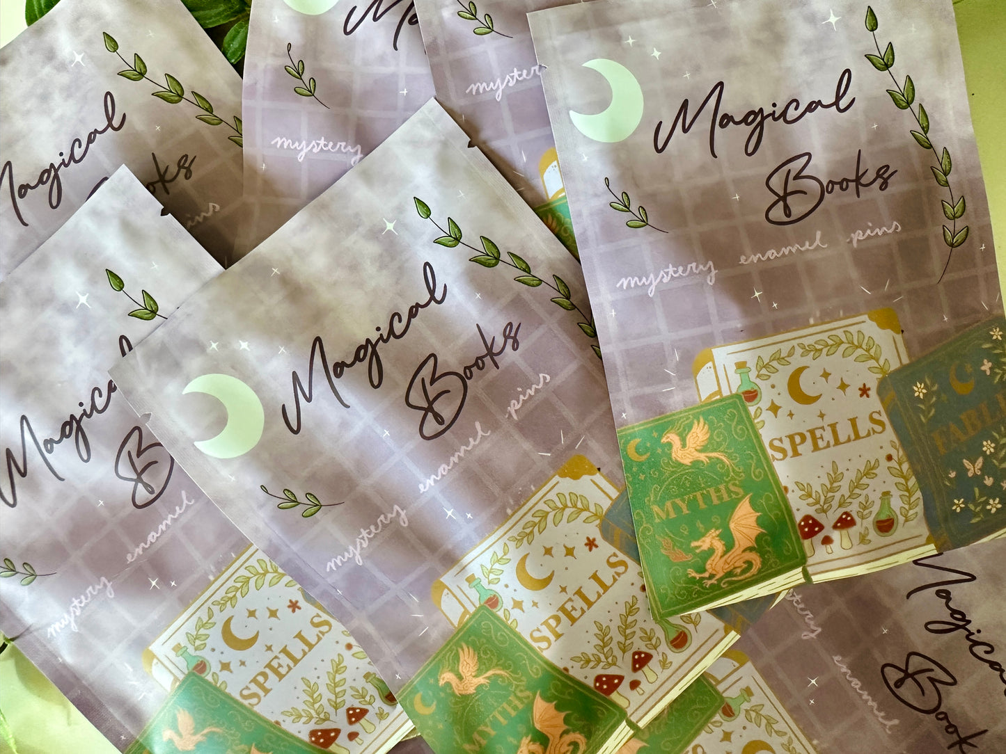Magical Books Mystery Enamel Pin Blind Bag