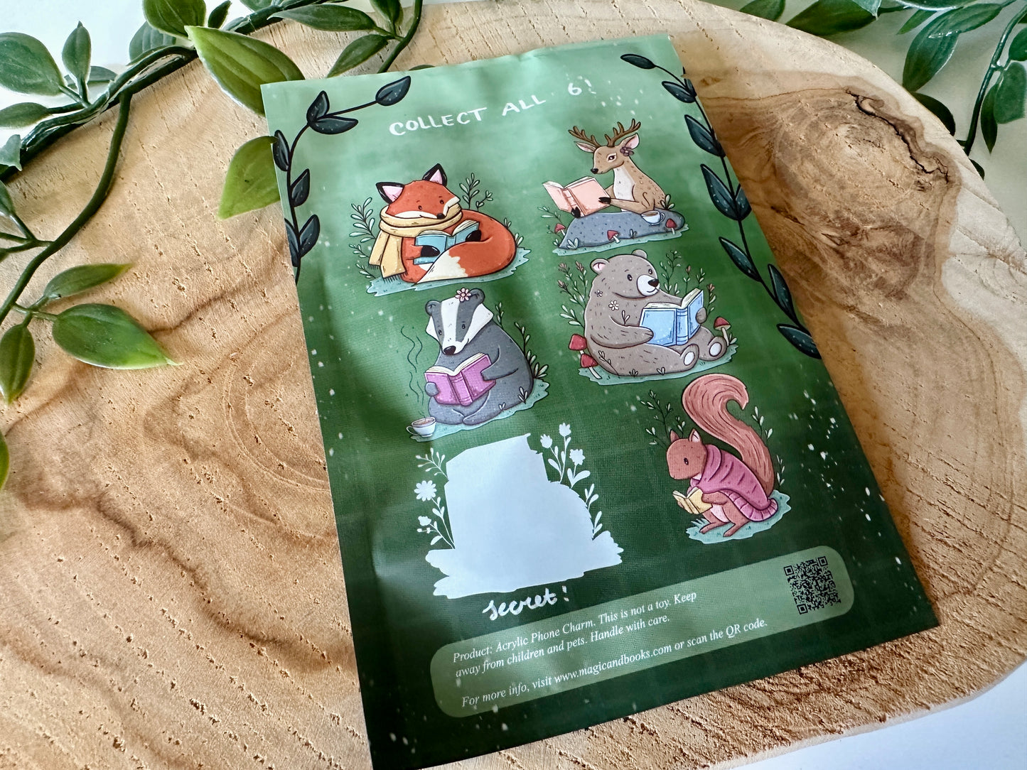 Woodland Readers Mystery Phone Charm Blind Bag