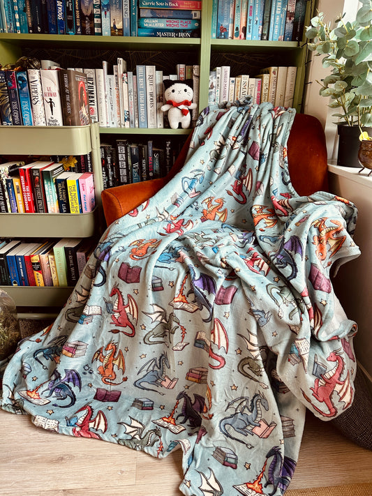 Reading Dragons Blanket (Large)