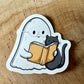 Ghost & Cat Die Cut Sticker