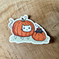 Cats & Pumpkins Die Cut Sticker