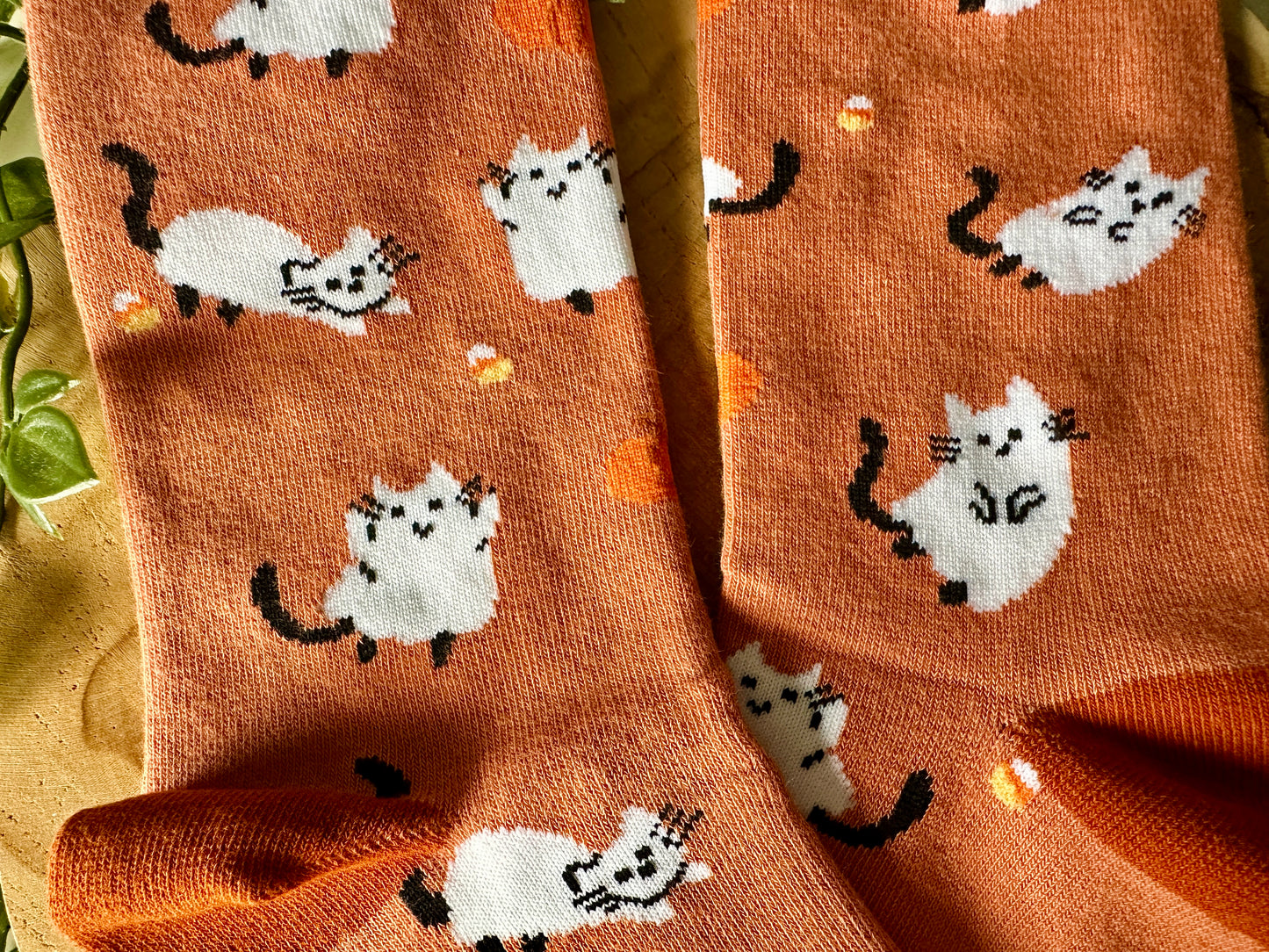 Ghost Cat Socken