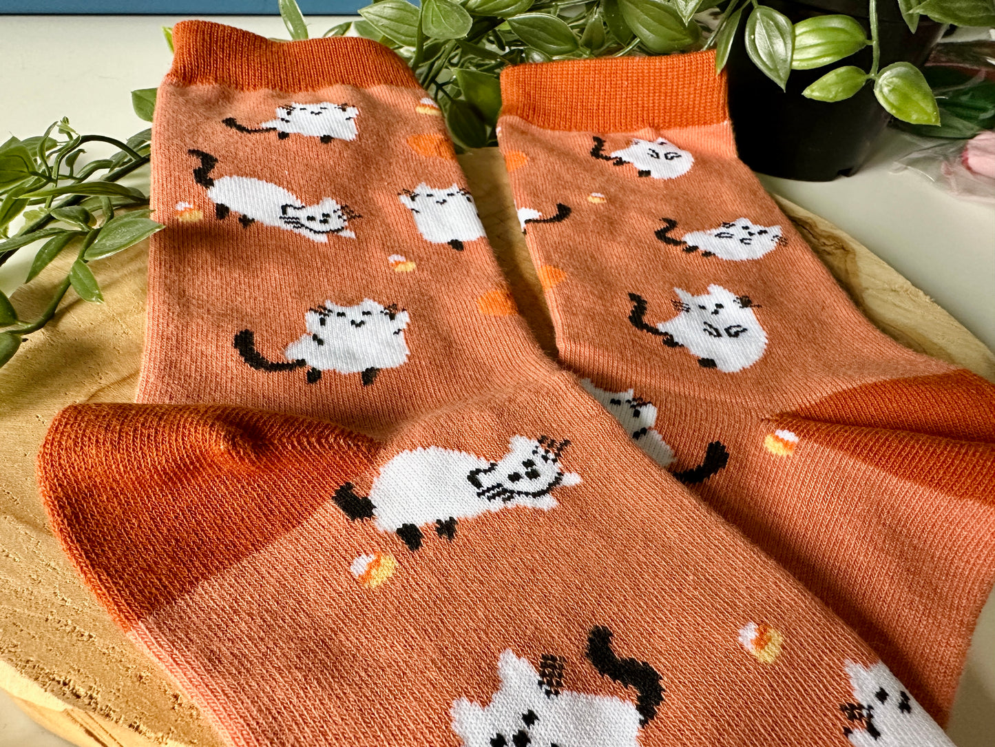 Ghost Cat Socken