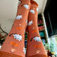 Ghost Cat Socken