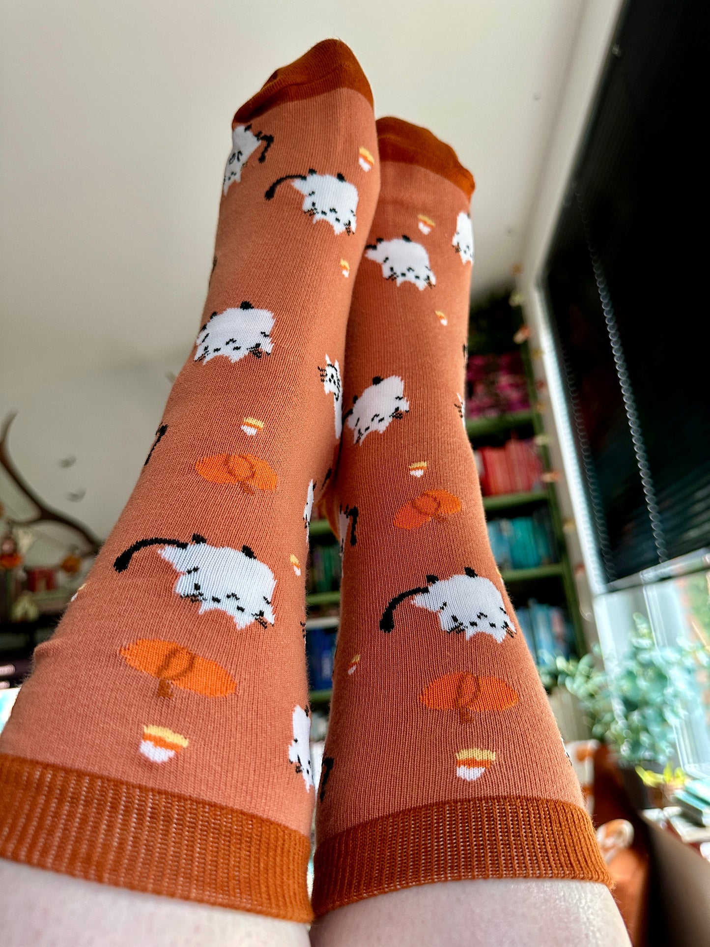 Ghost Cat Socken