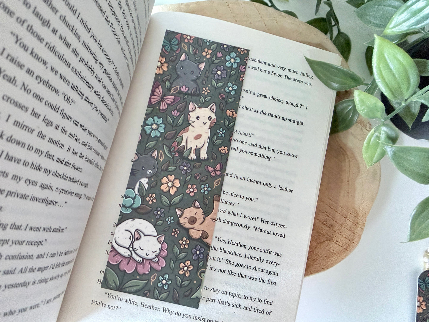 Cats & Flowers Boekenlegger