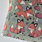 XL Baby Foxes Grün Buchhülle (Eigenes Design)