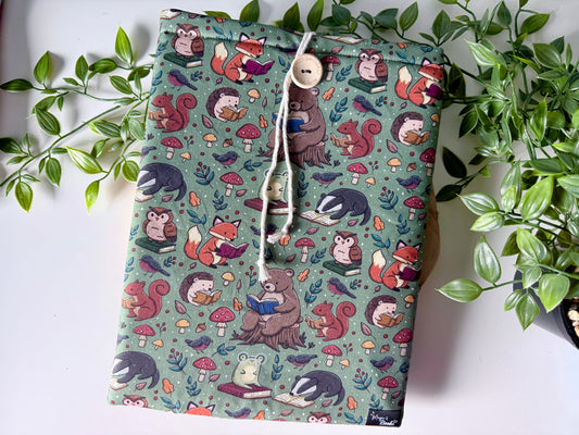 XL Woodland Critters Booksleeve (Own Design)