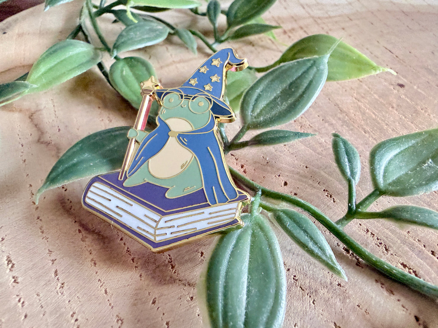 Wizard Frog Enamel Pin