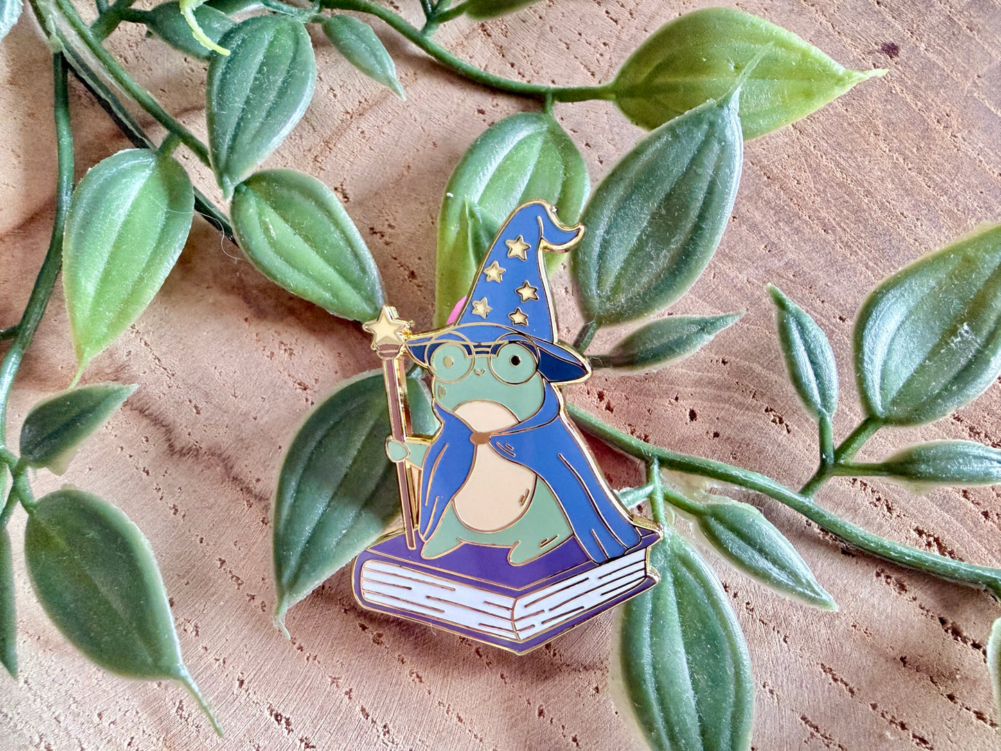 Wizard Frog Enamel Pin
