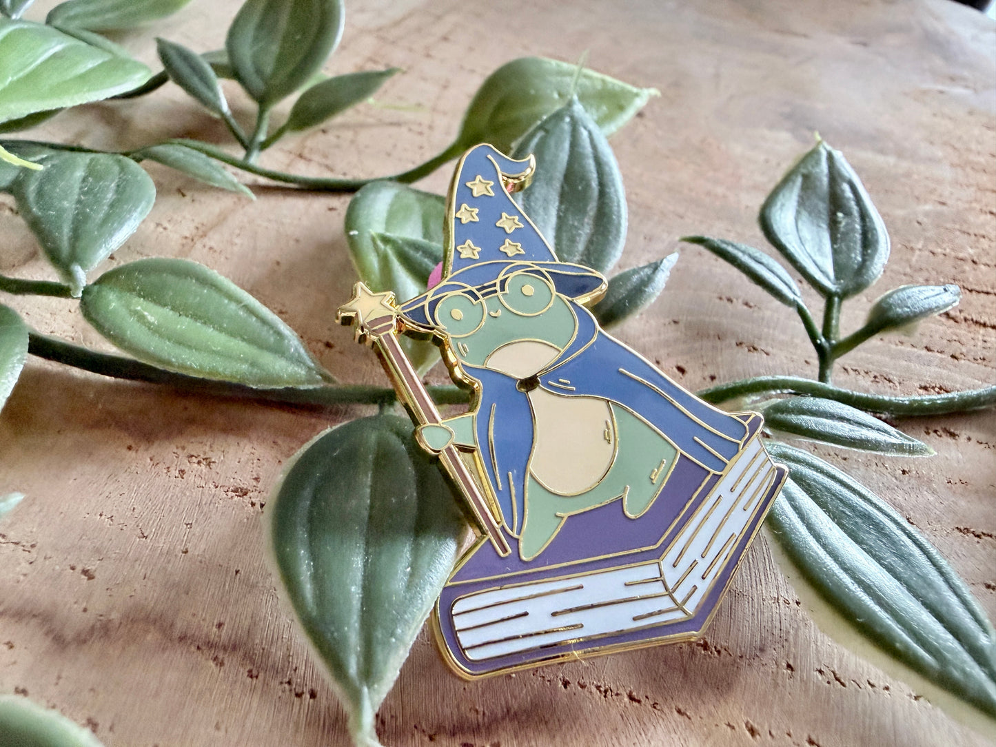 Wizard Frog Enamel Pin