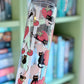 Schwarze Katzen und Erdbeeren Wasserflasche