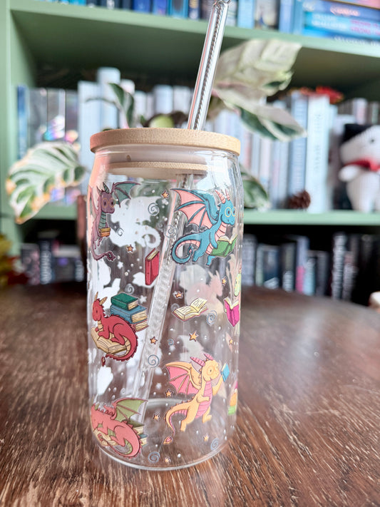 Baby Dragons Glass Tumbler