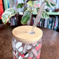 Cats & Strawberries Glass Tumbler