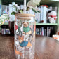 Doggies in Sweaters Glass Tumbler