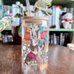 Doggies in Sweaters Glass Tumbler