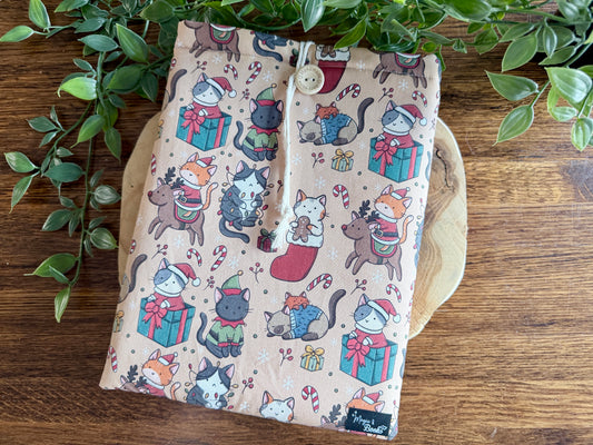 Christmas Cats Housse de Livre (Design personnel)