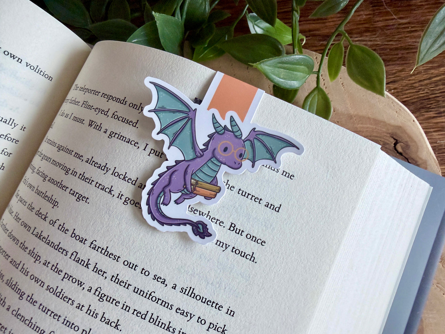 Baby Dragon Magnetic Bookmark
