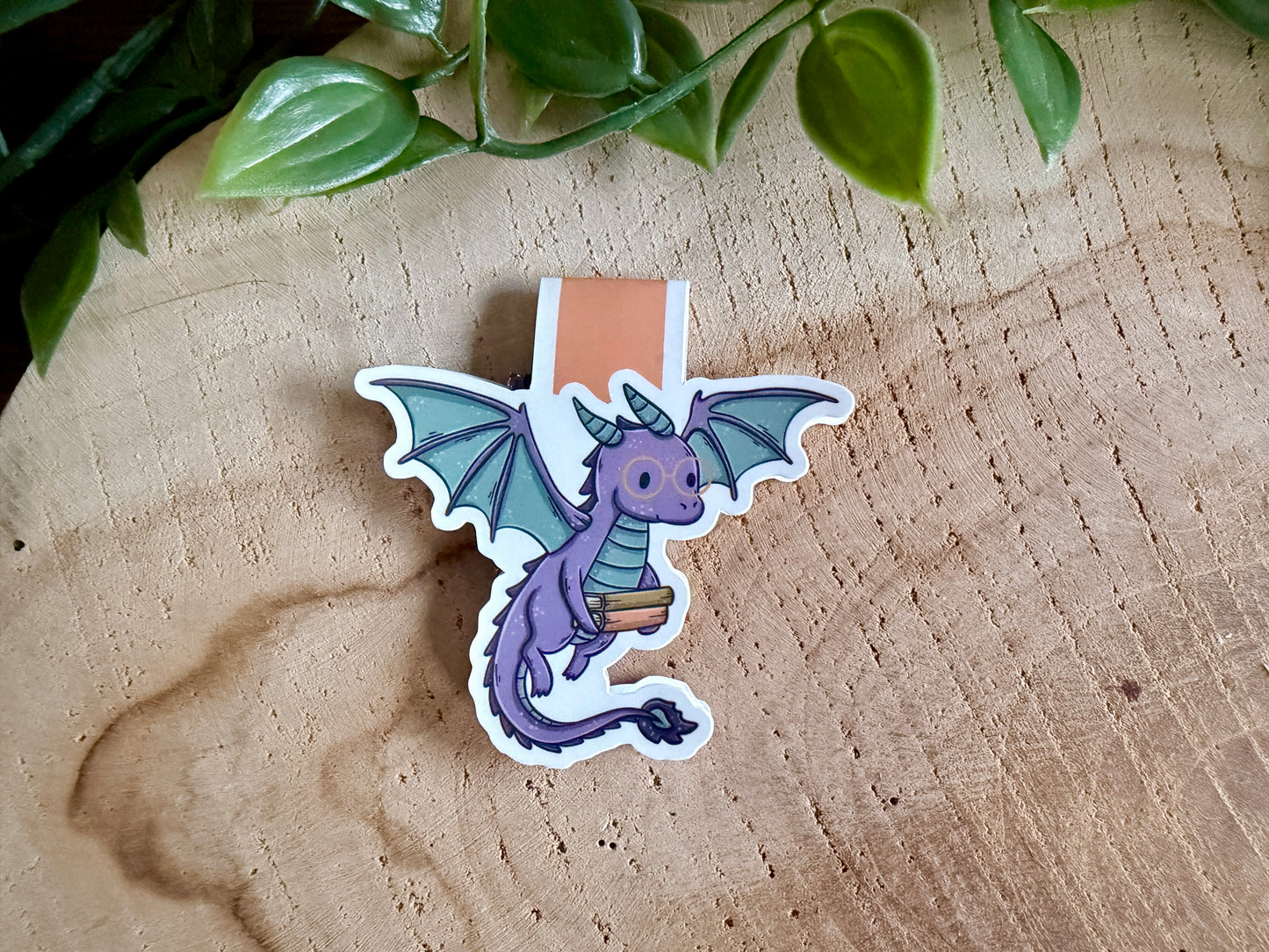 Baby Dragon Magnetic Bookmark