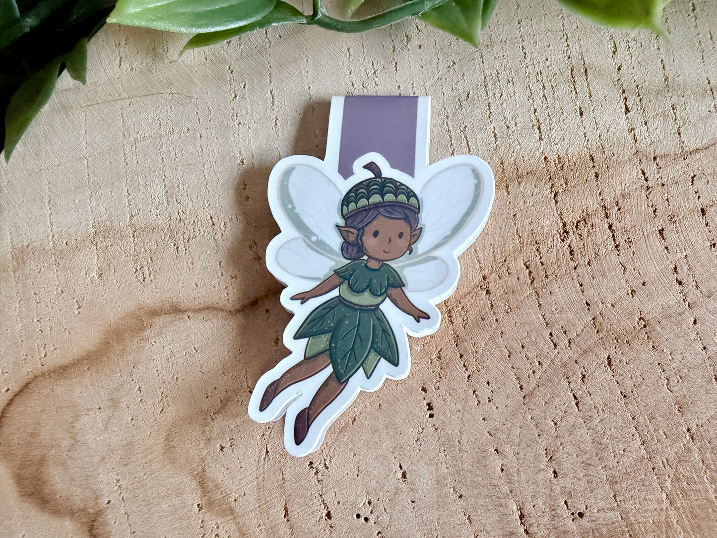 Acorn Fairy Magnetic Bookmark