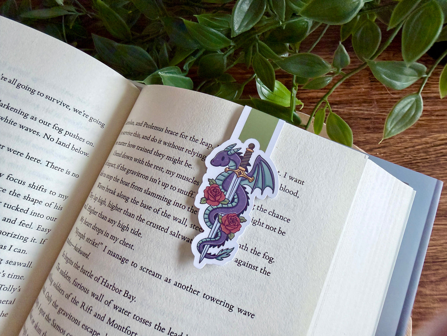 Dragon Sword Magnetic Bookmark