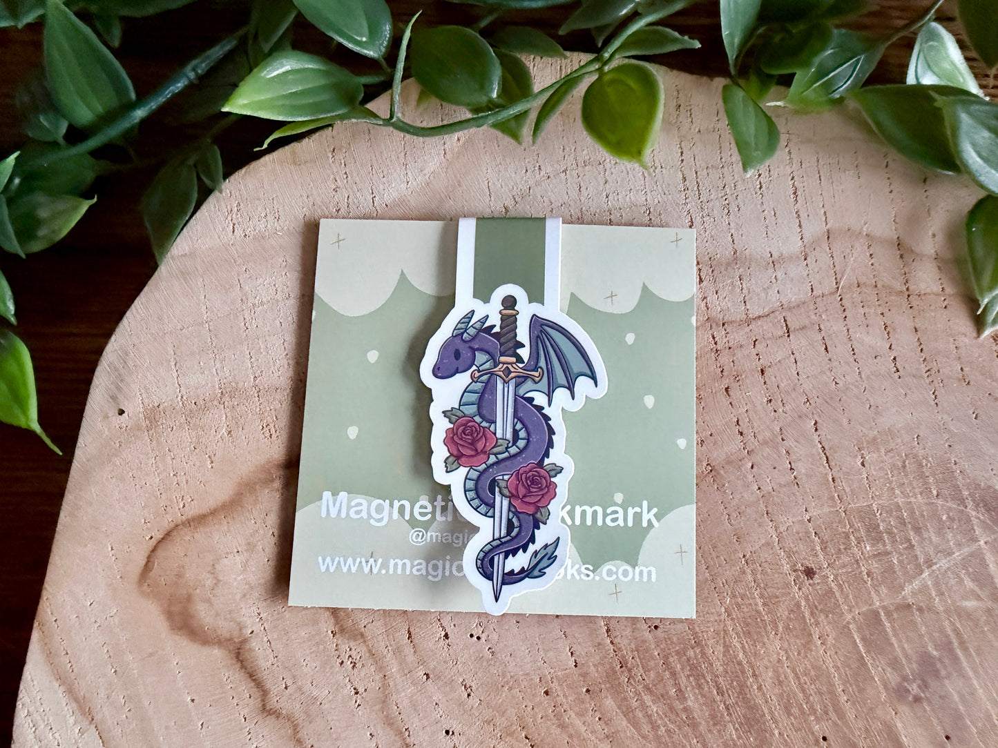 Dragon Sword Magnetic Bookmark