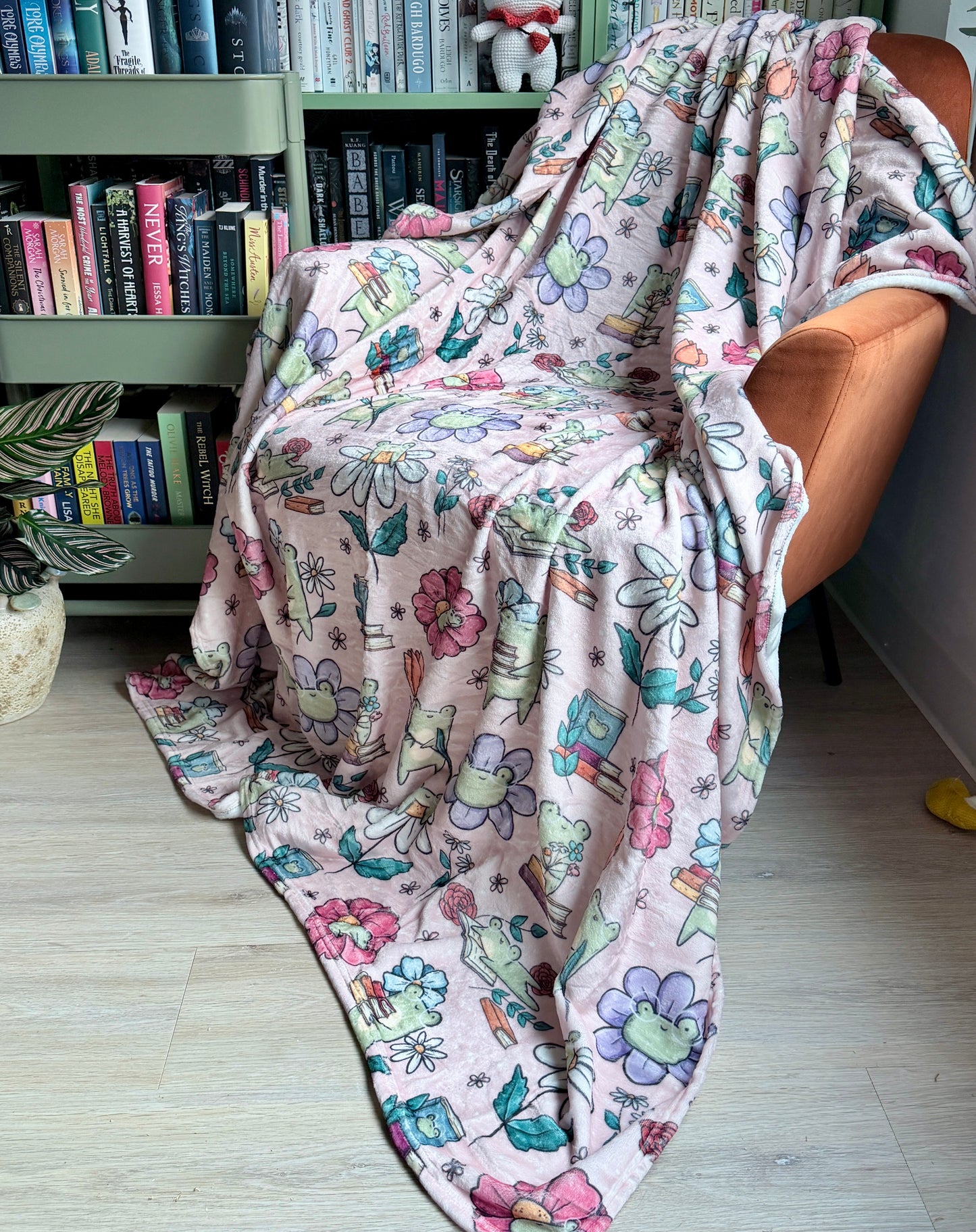 Froggie's Flowers Blanket (Large)