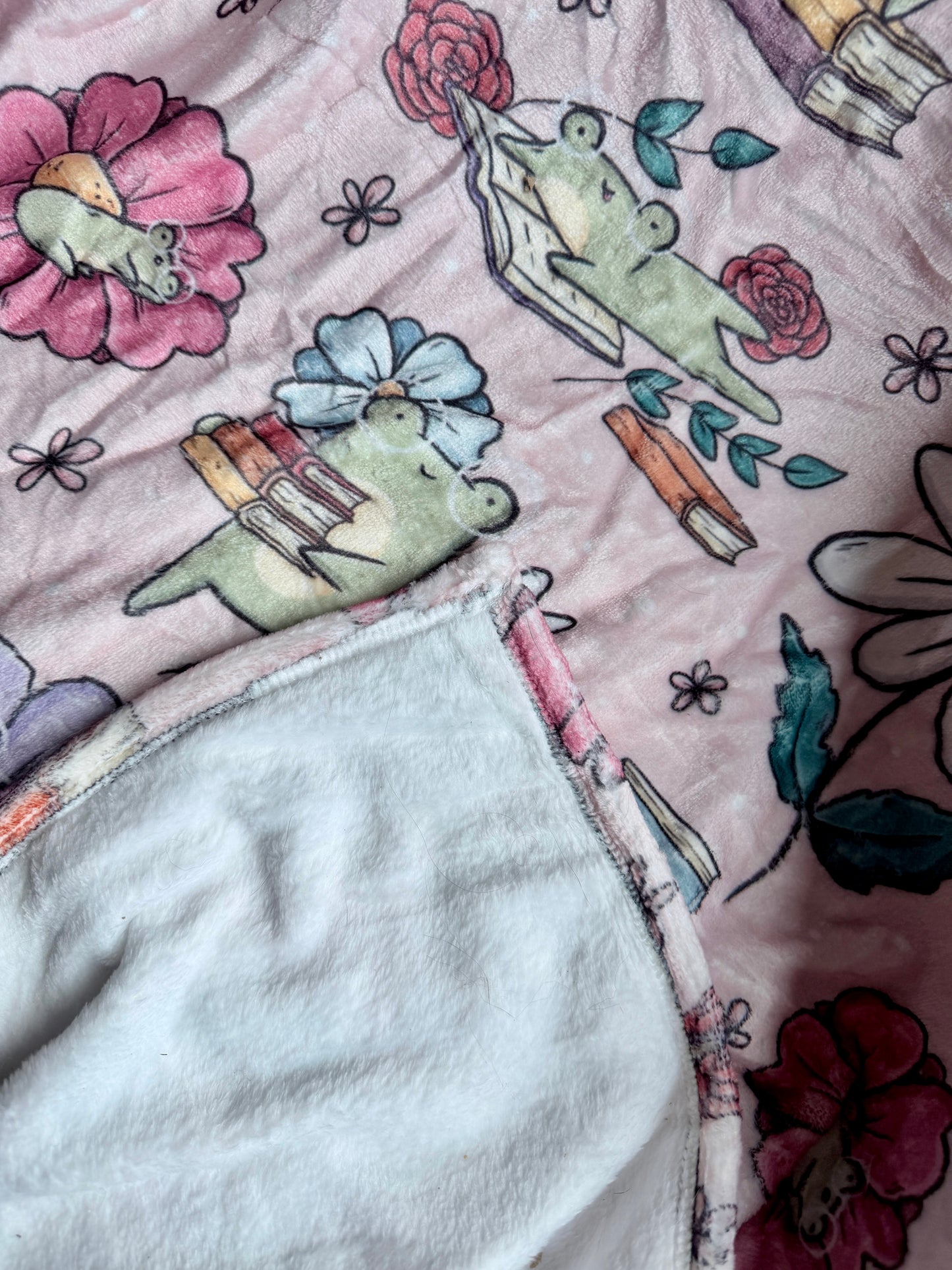 Froggie's Flowers Blanket (Large)