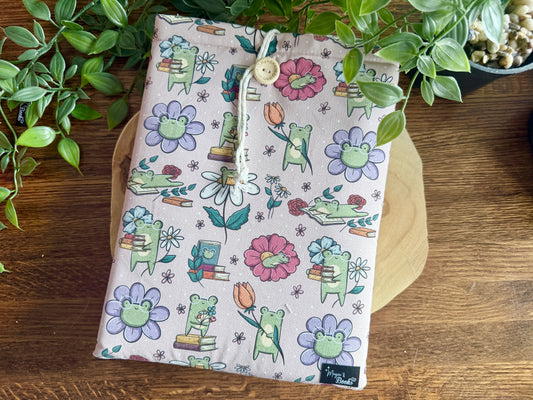 Froggie's Flowers Booksleeve (Own Design)