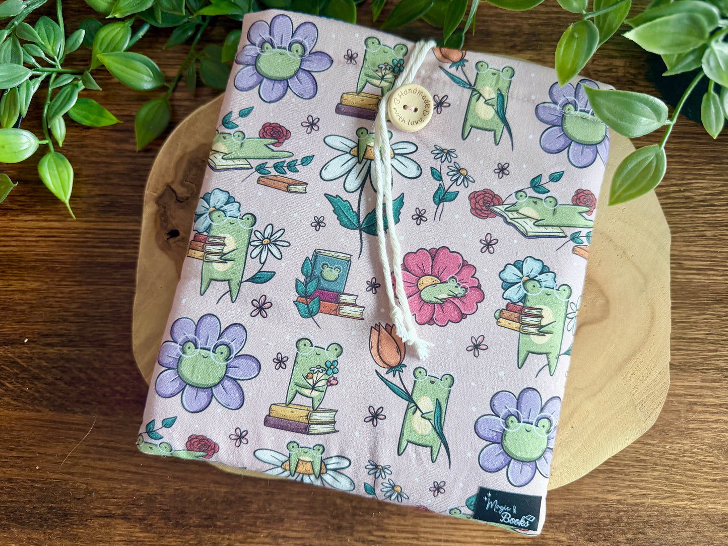 Froggie's Flowers E-Reader Sleeve (Own Design)