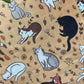 Tissu de nettoyage Chats