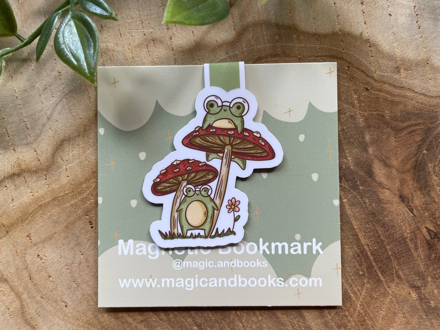 Frog Shenanigans Magnetic Bookmark
