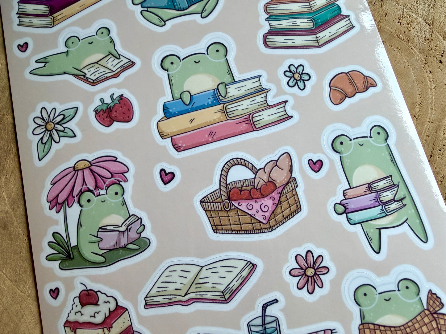 Froggie Stories Sticker Sheet