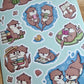 Otter Stories Sticker Sheet