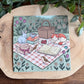 Bookish Picnic Postcard