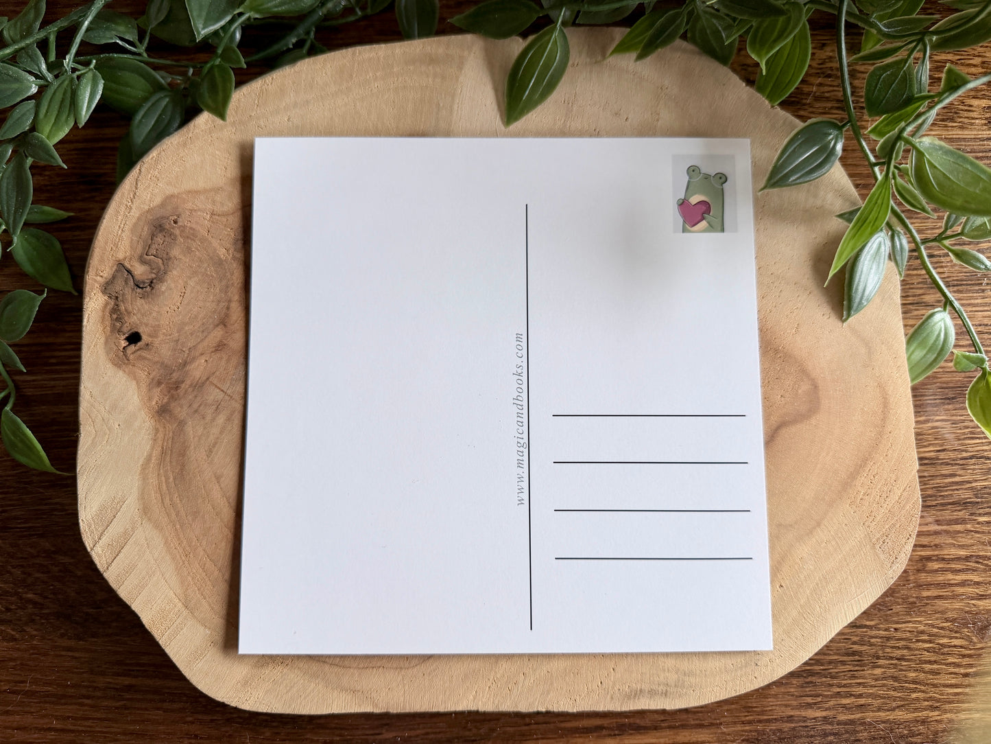 Bookish Picnic Postcard