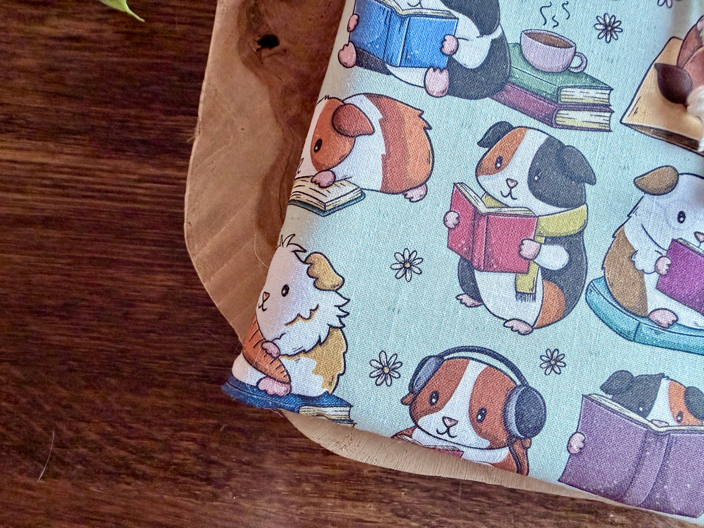 Guinea Pigs & Books E-Reader Sleeve (Own Design)