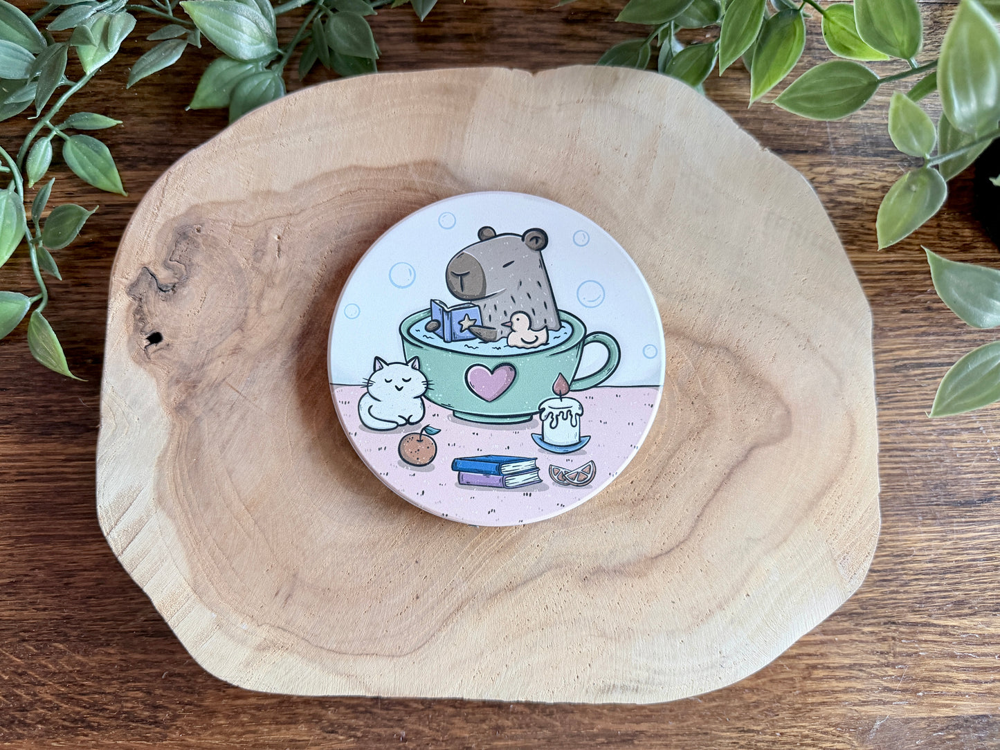 Dessous de verre Tea cup Capybara