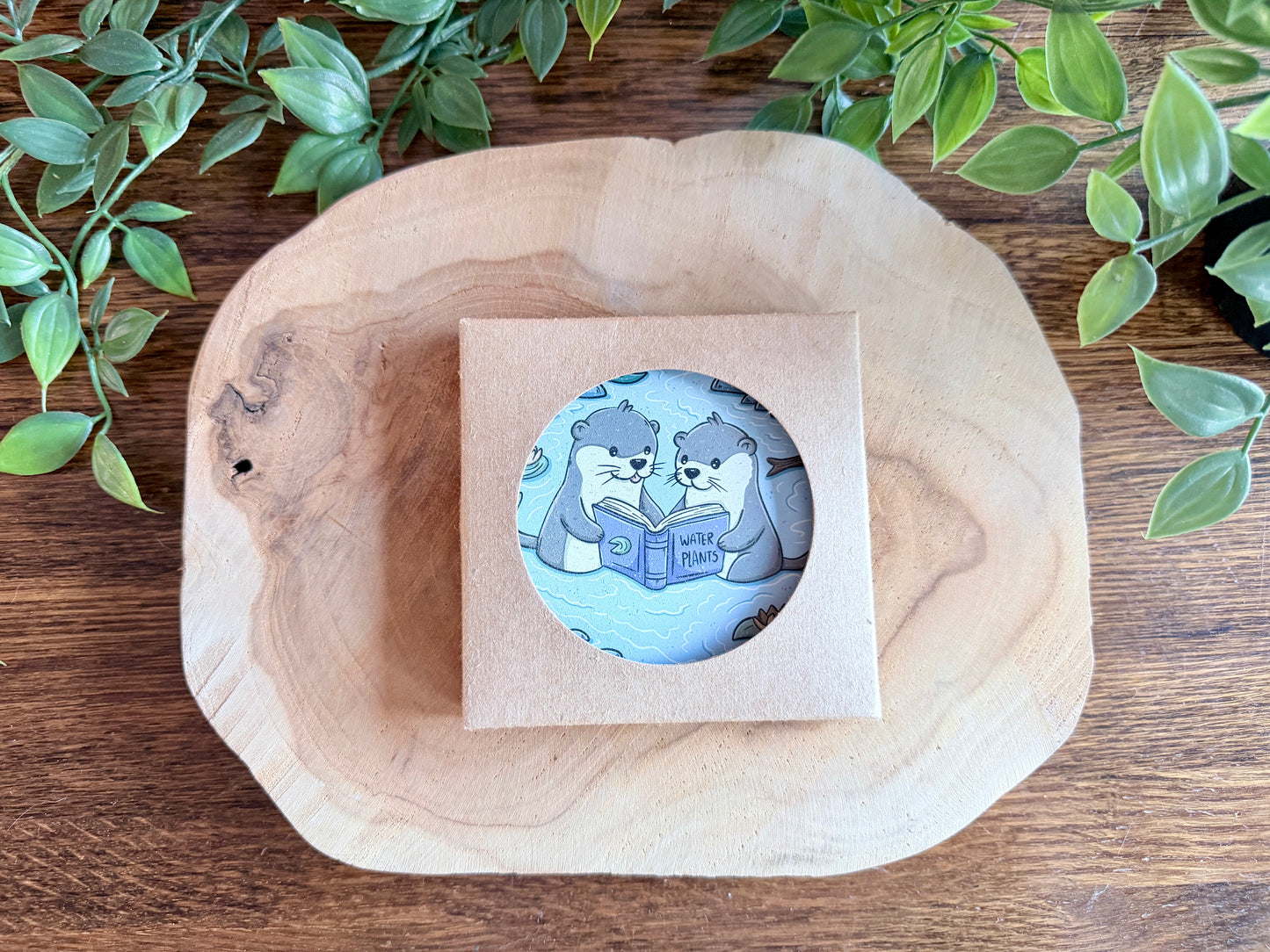 Cute Otters Onderzetter