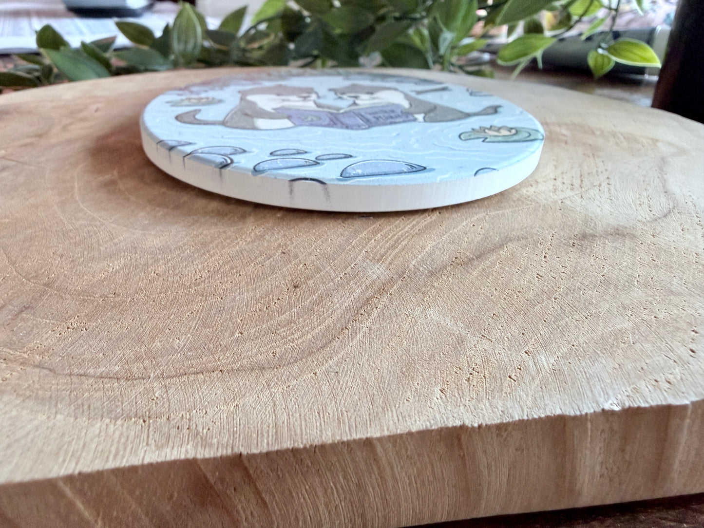 Cute Otters Onderzetter