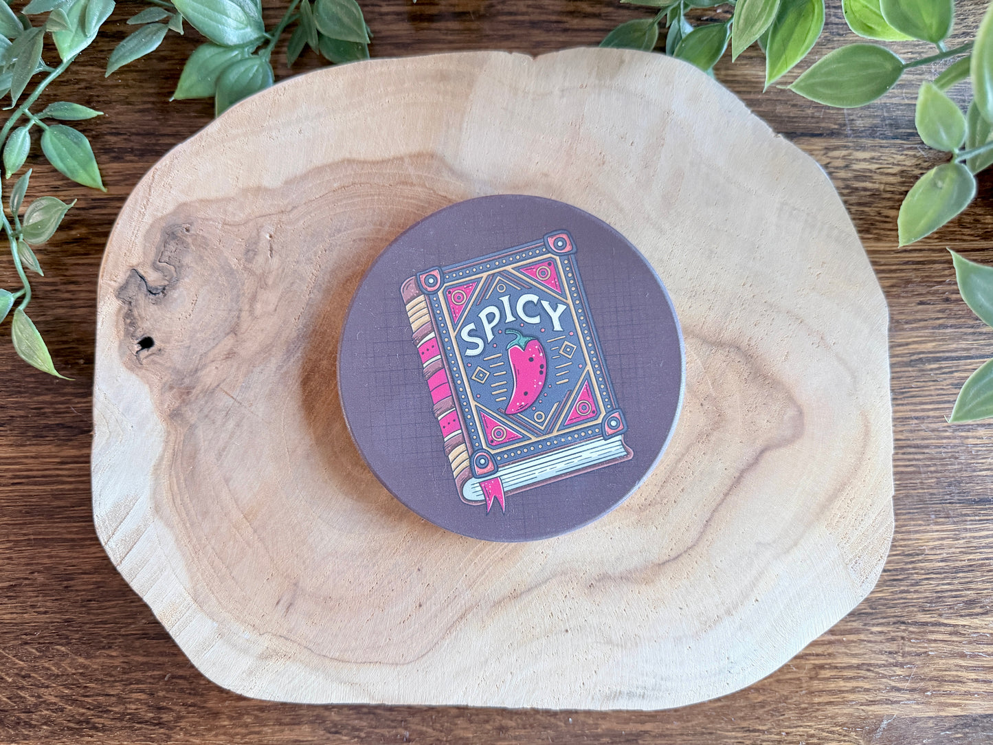 Spicy Book Coaster